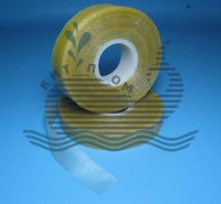 Glass tape with sticky layer