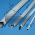 Silicone sleeving with glass fibre rope